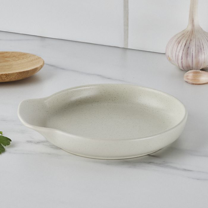 Davis & Waddel Darley Spoon Rest, Cream 14.5x12x2.5cm