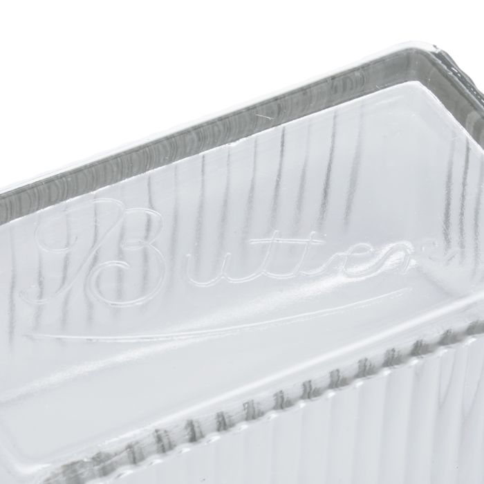 Davis & Waddell Eltham Glass Butter Dish Clear 17x10x7cm