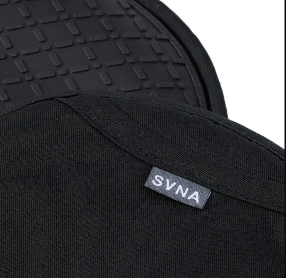Svna Safe & Snug Oven Mitts 2pcs Set Black