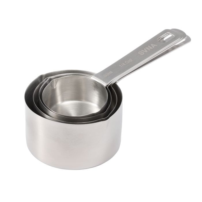 Svna Premium Stainless Steel Measuring Cup Set 18x8.2x5.3cm