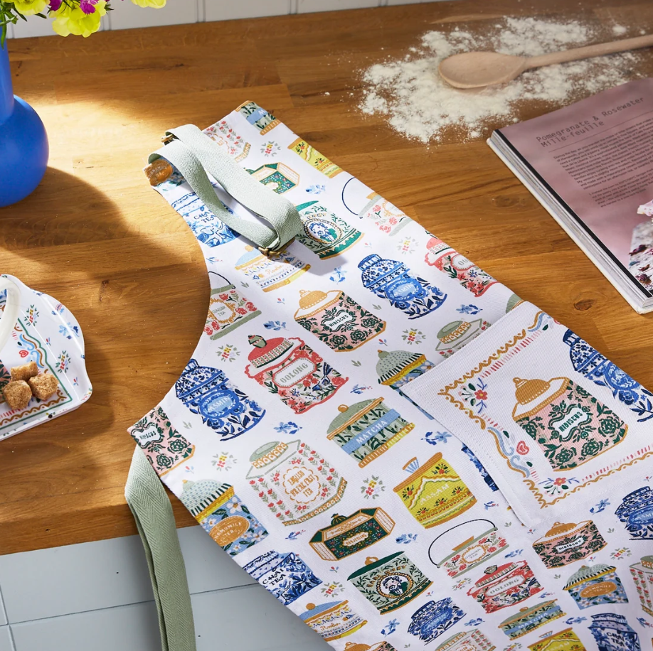 Ulster Weavers Tea Tins Cotton Apron