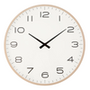 Amalfi Cody Wall Clock White & White Wash 51x5x51cm