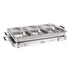 Davis & Waddell 3 In 1 Bain Marie & Warming Tray Stainless Steel 66x36x17cm