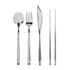 Davis & Waddell Saltara Stainless Steel Picnic Cutlery With Case 4pcs Set Stainless Steel 24.5x5.5x2.7cm