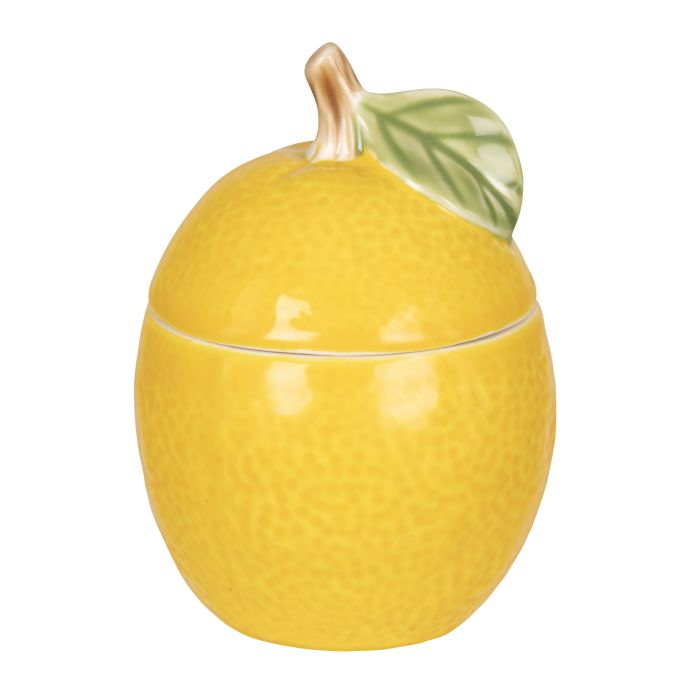 Emporium Limoncello Canister Yellow & Green 8.8x8.8x12.5cm