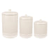 Davis & Waddell Darley Canister 3pcs Set Cream 800ml/1.1l/2.1l