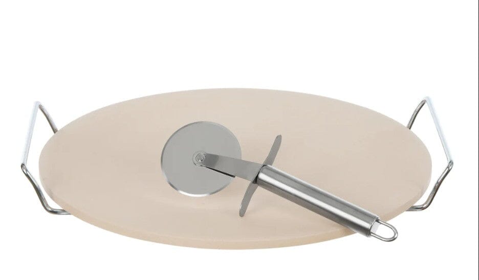 Masterpro 33cm Pizza Stone And Serving Set Pizza Trays & Stones The Cooks Kitchen 