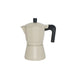 Leaf & Bean Piazza Stovetop Espresso Maker 6 Cups Oat 16.7x10x19.2cm