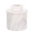 Davis & Waddell Nuvolo Marble French Butter Bell White Grey 15x10.5cm