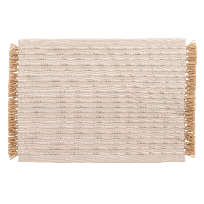 Amalfi Isla Fringe Placemat Natural 48x33x1cm