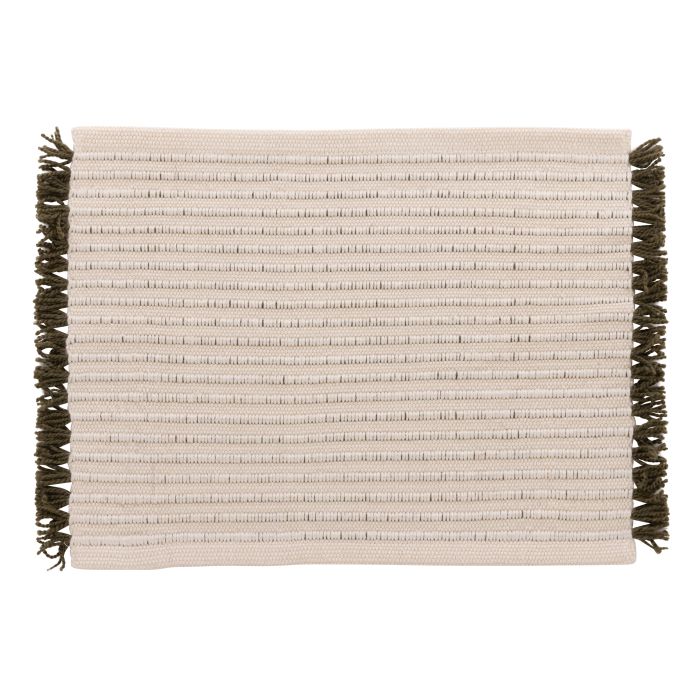 Amalfi Isla Fringe Placemat Green 48x33x1cm