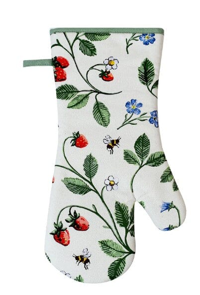 Ulster Weavers Strawberry Patch Gaunlet Oven Glove 37x20cm Mitts & Gloves The Cooks Kitchen 