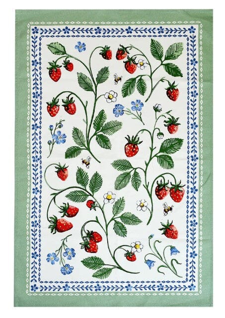 Ulster Weavers Strawberry Patch Tea Towel 74x48cm Tea Towels The Cooks Kitchen 