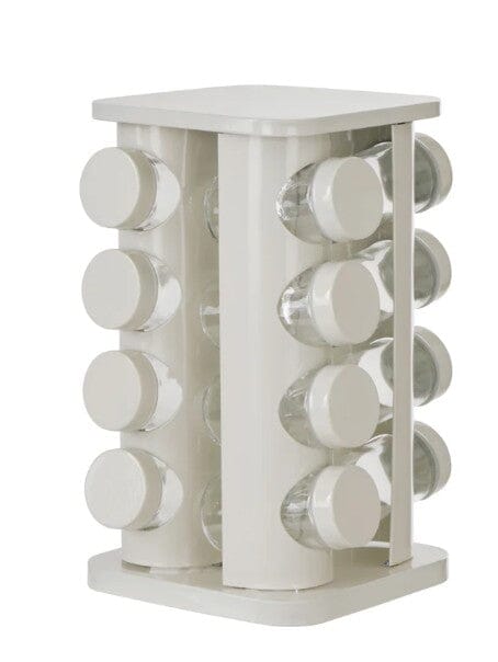 Davis & Waddell Newbury Stainless Steel Spice Rack Jar 16pcs Set Herb & Spice Storage The Cooks Kitchen 