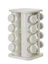 Davis & Waddell Newbury Stainless Steel Spice Rack Jar 16pcs Set