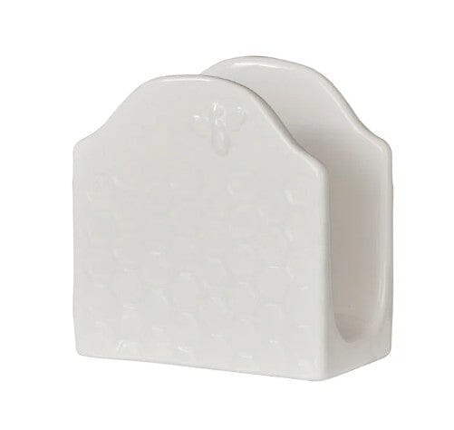 Davis & Waddell Wildflower & Hive Napkin Holder White Napkin Holders The Cooks Kitchen 