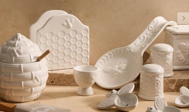 Davis & Waddell Wildflower & Hive Napkin Holder White Napkin Holders The Cooks Kitchen 