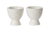 Davis & Waddell Wildflower & Hive Egg Cups 2pcs Set White