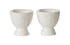 Davis & Waddell Wildflower & Hive Egg Cups 2pcs Set White
