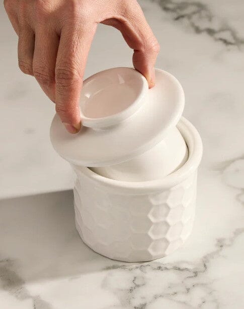 Davis & Waddell Wildflower & Hive Butter Bell White Bread & Butter Storage The Cooks Kitchen 