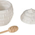 Davis & Waddell Wildflower & Hive Honey Jar With Dipper White Oil Jars & Drizzlers The Cooks Kitchen 