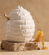 Davis & Waddell Wildflower & Hive Honey Jar With Dipper White Oil Jars & Drizzlers The Cooks Kitchen 