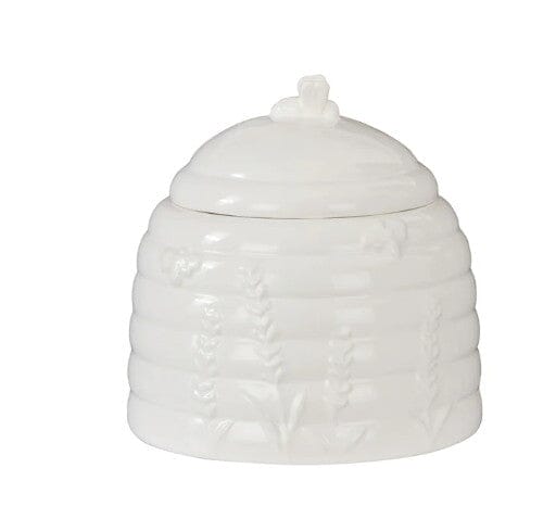 Davis & Waddell Wildflower & Hive Storage Jar White General Storage The Cooks Kitchen 