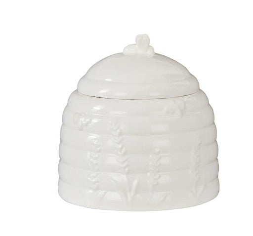 Davis & Waddell Wildflower & Hive Storage Jar White
