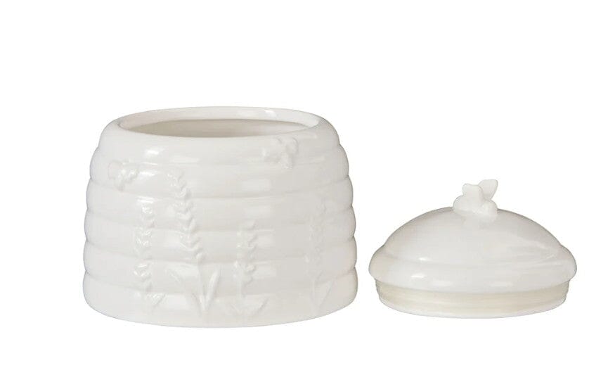 Davis & Waddell Wildflower & Hive Storage Jar White General Storage The Cooks Kitchen 