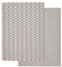 Davis & Waddell Heritage Check Cotton Tea Towel 2pcs Set - Grey Tea Towels The Cooks Kitchen 