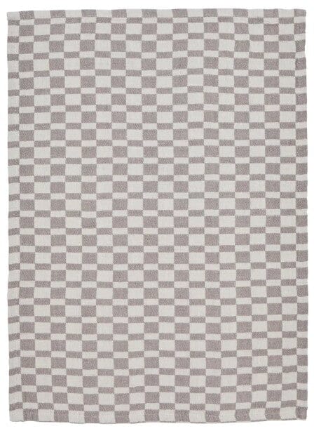 Davis & Waddell Heritage Check Cotton Tea Towel 2pcs Set - Grey Tea Towels The Cooks Kitchen 