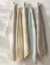 Davis & Waddell Heritage Check Cotton Teatowels 2pc Set - Blue