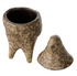 Amalfi Ari Bird Jar Brown Reactive