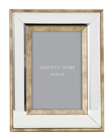 Society Home Amelia Mirror Photo Frame Gold