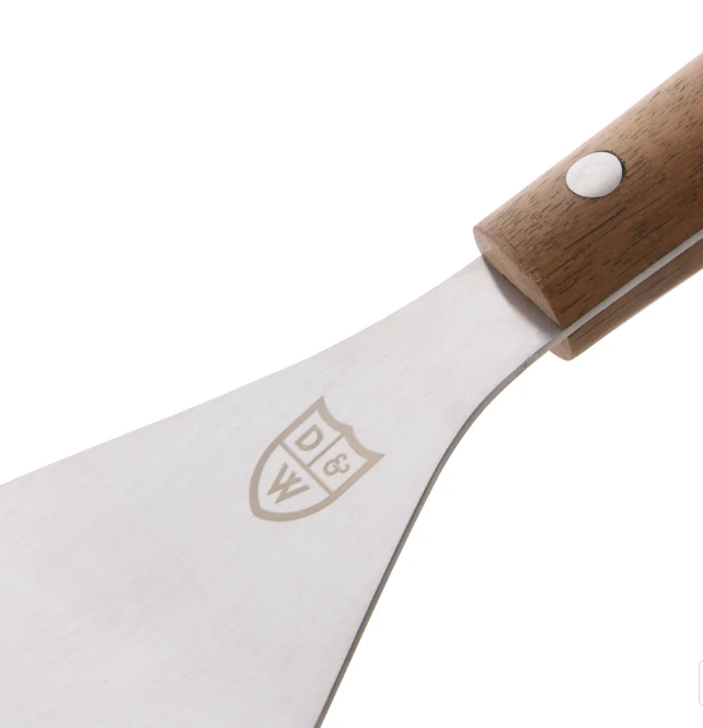 Davis & Waddell Ryder Flex Spatula Chrome And Acacia