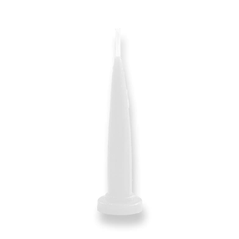 Cake & Candle Bullet Candles - White