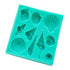 Sugar Crafty Silcone Mold - Sea Shells Silicone Moulds The Cooks Kitchen 