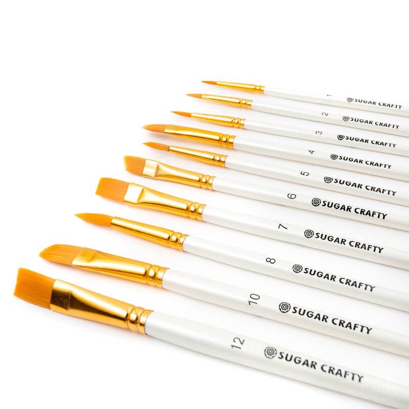 Sugar Craft Brushes - Set Of 10 Dusts and Powders The Cooks Kitchen Mandurah 