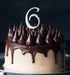 Sugar Crafty Cake Topper (7cm) - Number 6