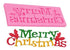 Sugar Craft Silicone Mould - Merry Christmas Silicone Moulds The Cooks Kitchen 