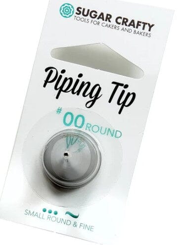 Sugar Crafty Piping Tip #00 Round Piping Tips The Cooks Kitchen 