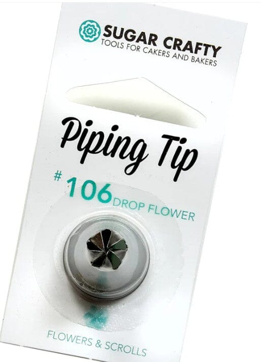 Sugar Crafty Piping Tip #106 Drop Flower Piping Tips The Cooks Kitchen 