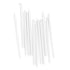 Bake Group 12cm Tall Cake Candles - Pearlised White (pack Of 12)