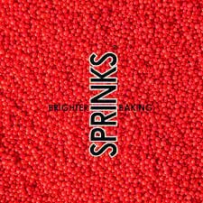 Sprinks Nonpareils Red (85g) Edible Decorations The Cooks Kitchen Mandurah 