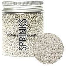 Sprinks - Silver Cachous 2mm Sprinkles The Cooks Kitchen Mandurah 