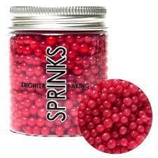 Sprinks Cachous Red 4mm Edible Decorations The Cooks Kitchen Mandurah 