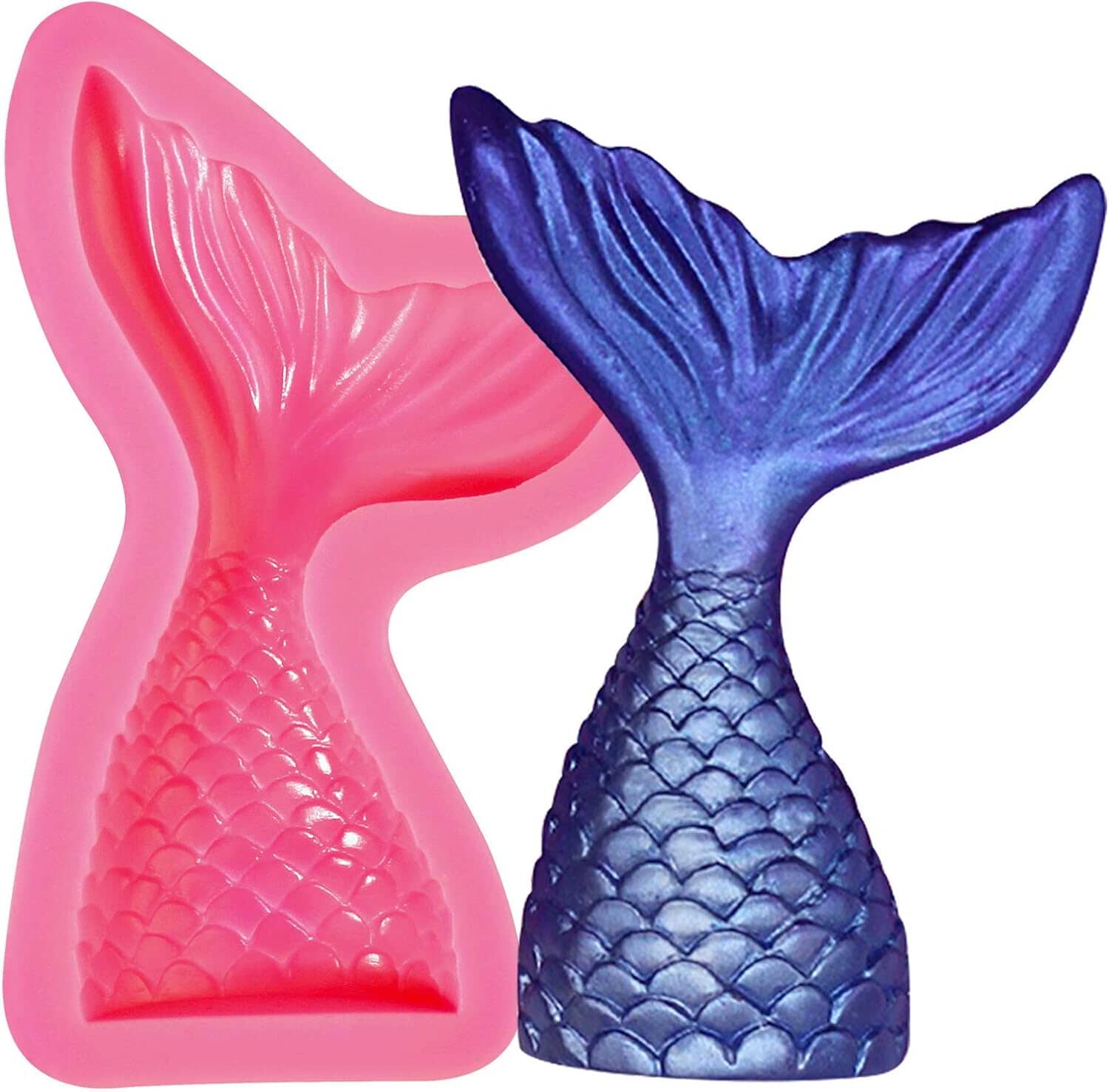 Suagr Crafty Silicone Mould - Small Mermaid Tail Silicone Moulds The Cooks Kitchen 