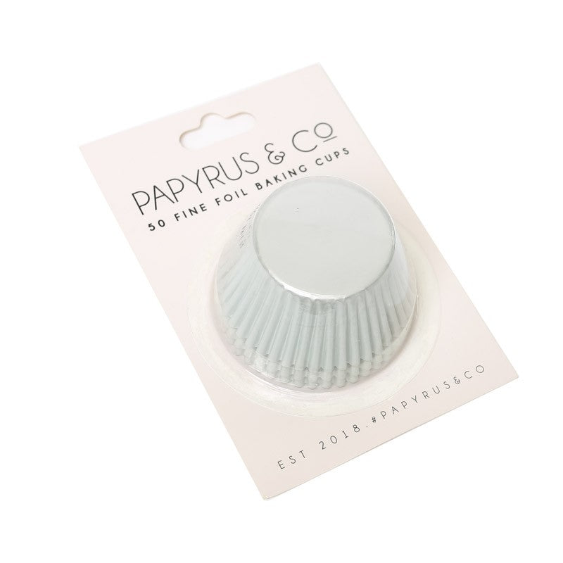 Papyrus & Co Foil Baking Cups - White 50mm