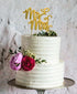 Cake & Candle Gold Plated Cake Topper - Mr & Mrs Cake Toppers The Cooks Kitchen 