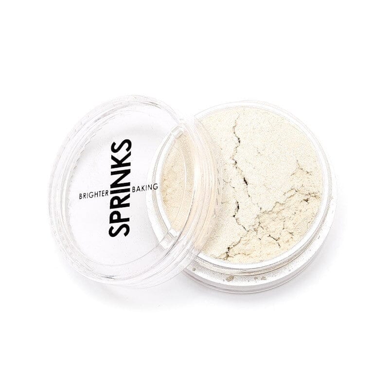 Sprinks Pearl White Lustre Dust (10ml) Dusts and Powders The Cooks Kitchen Mandurah 